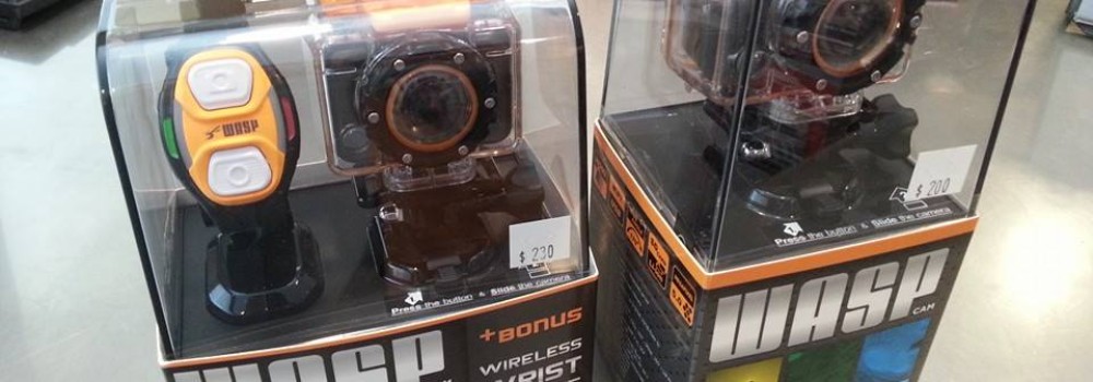 Wasp sports and action cameras in stock!
